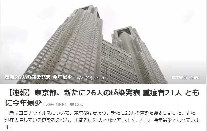 日本一周资讯东京都新冠感染新低